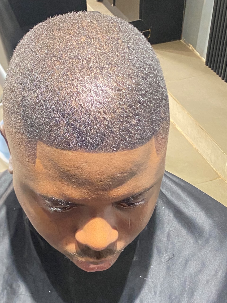 Clean fade top view
